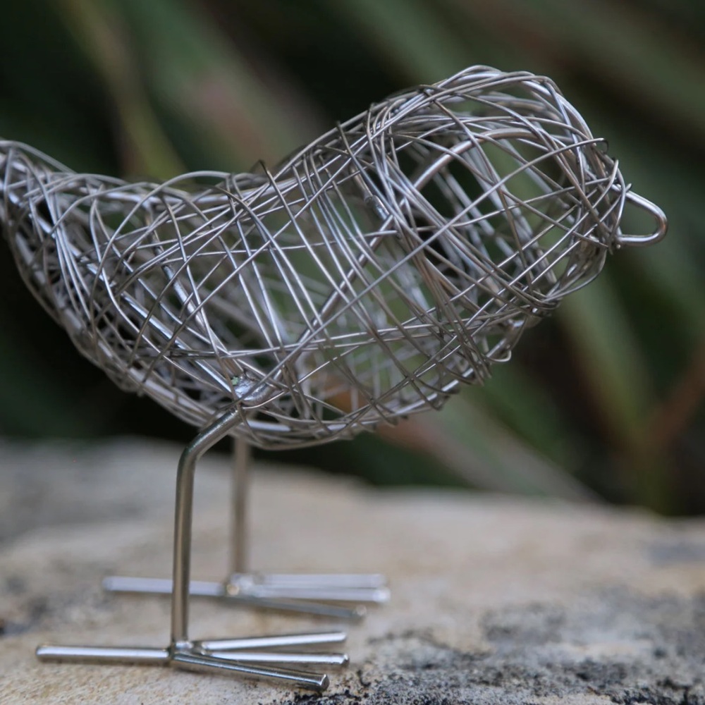 Sculpted Wire Bird